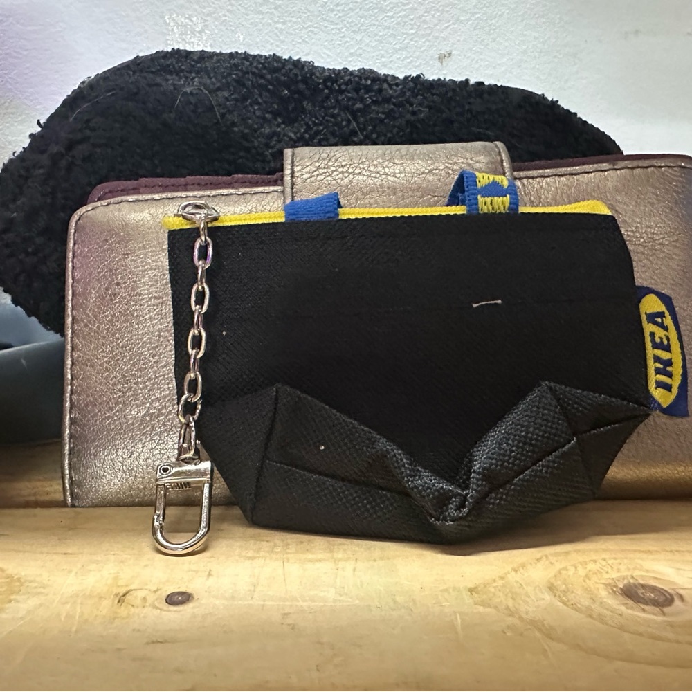 IKEA Black and Yellow Keychain Accessory